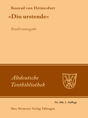 cover image of "Diu urstende"